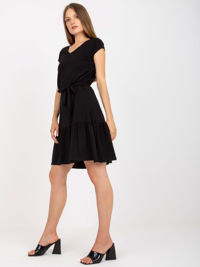 Sukienka damska, czarna, Rue Paris