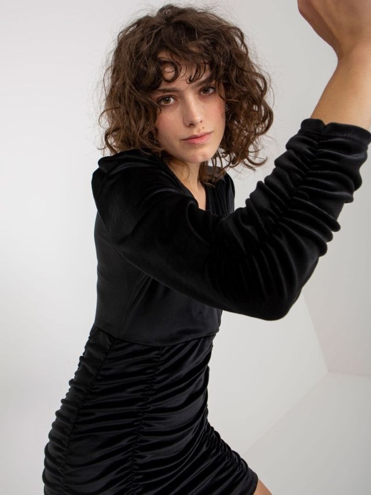 Sukienka damska, czarna, Rue Paris