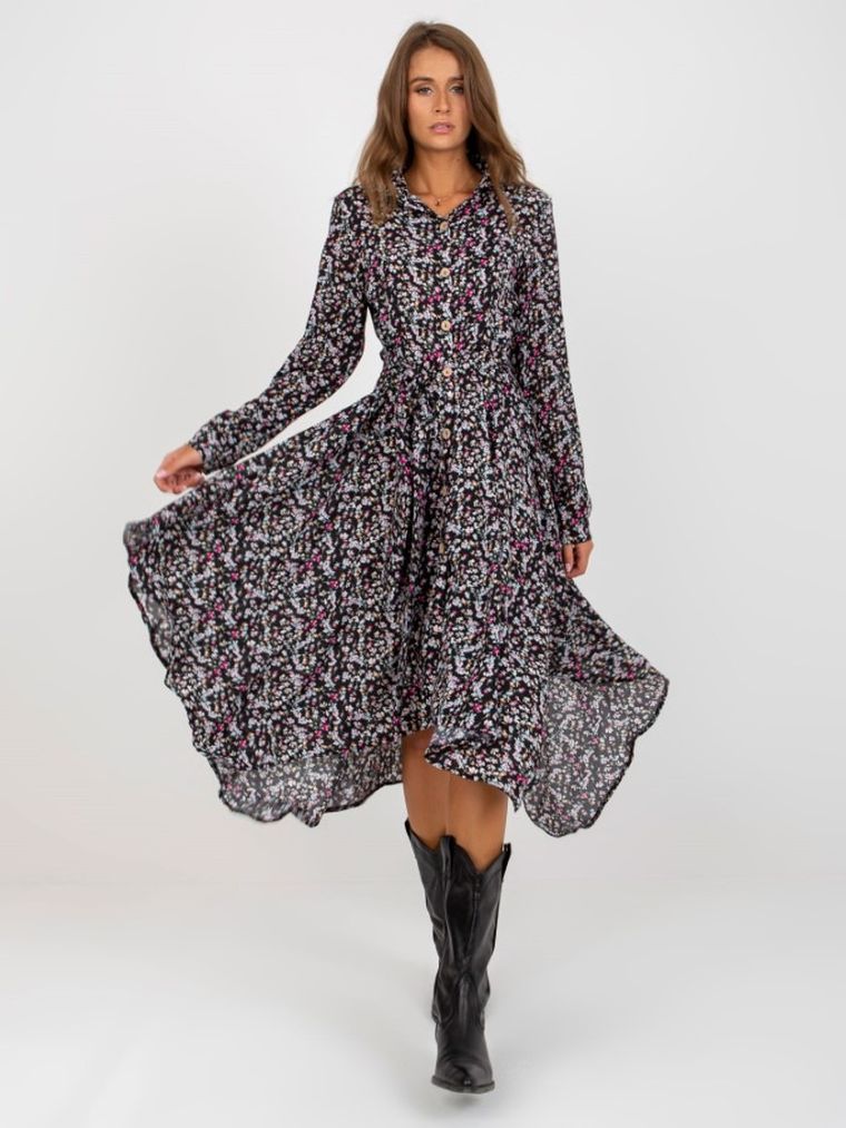 Sukienka damska, czarna, Rue Paris