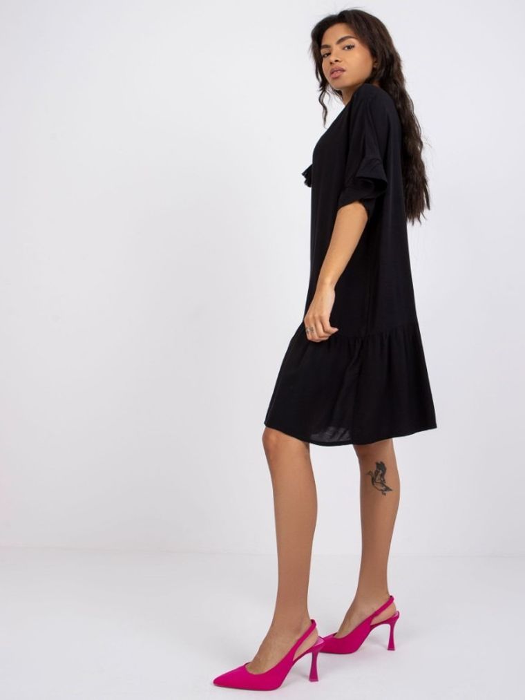 Sukienka damska, czarna, Sublevel