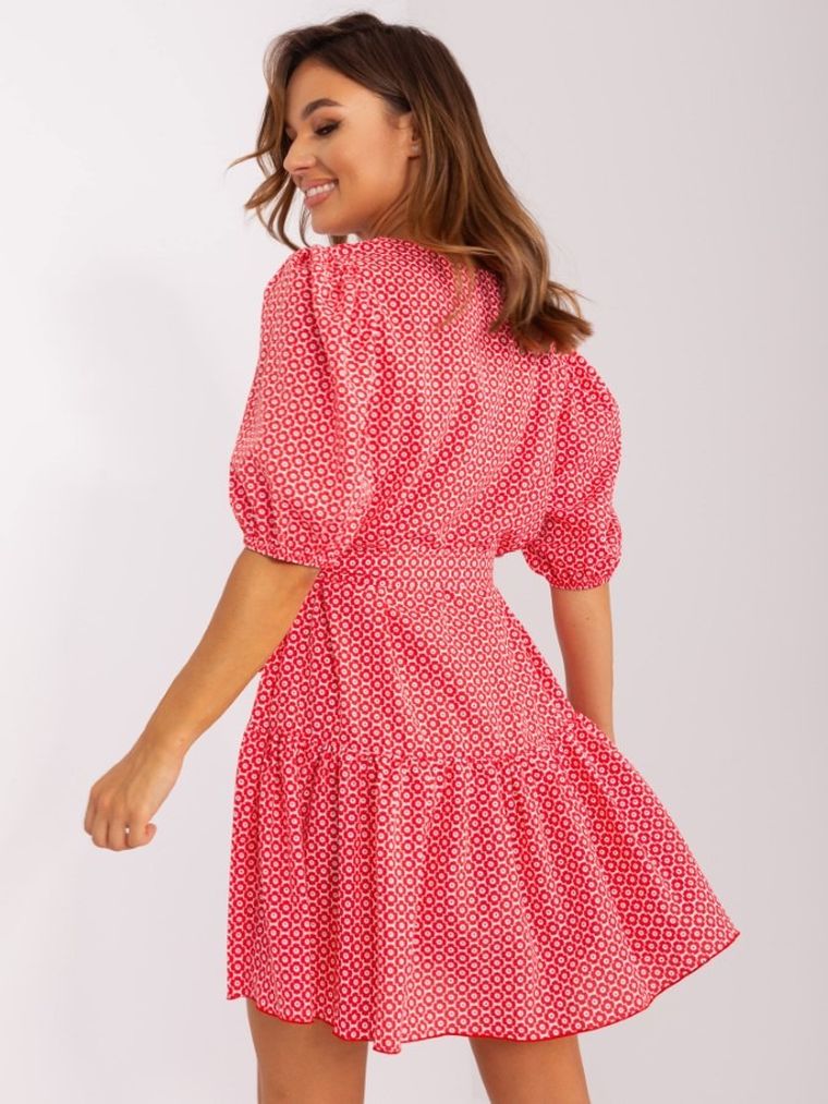 Sukienka damska, czerwona, Lakerta