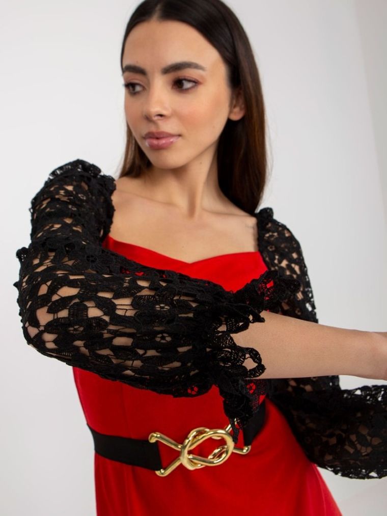 Sukienka damska, czerwona, Lakerta