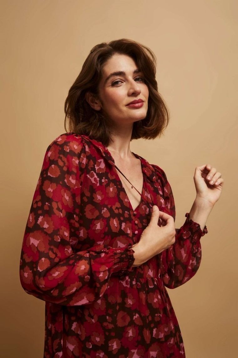 Sukienka damska, czerwona, Moodo