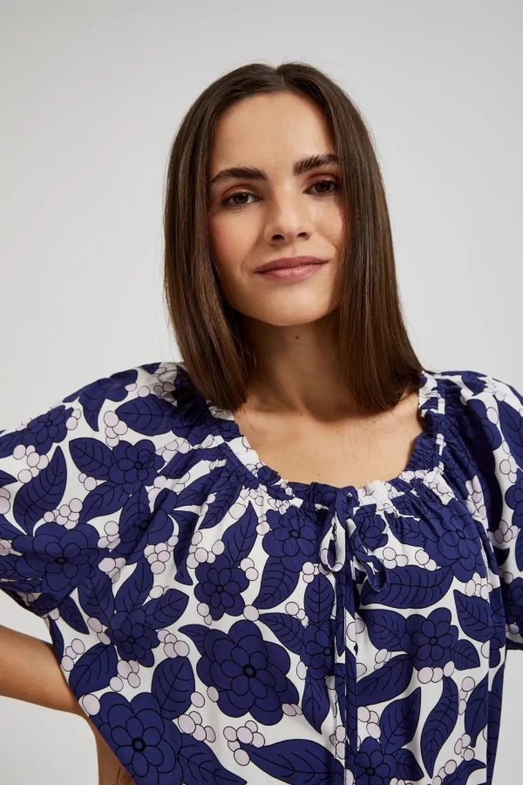 Sukienka damska, fioletowa, Moodo