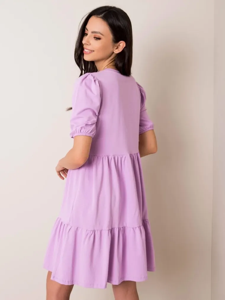 Sukienka damska, fioletowa, Rue Paris