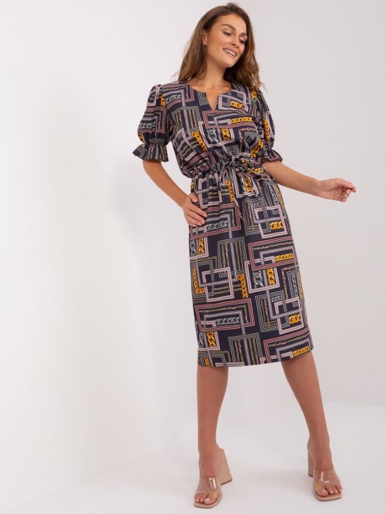 Sukienka damska, grafitowa, Lakerta