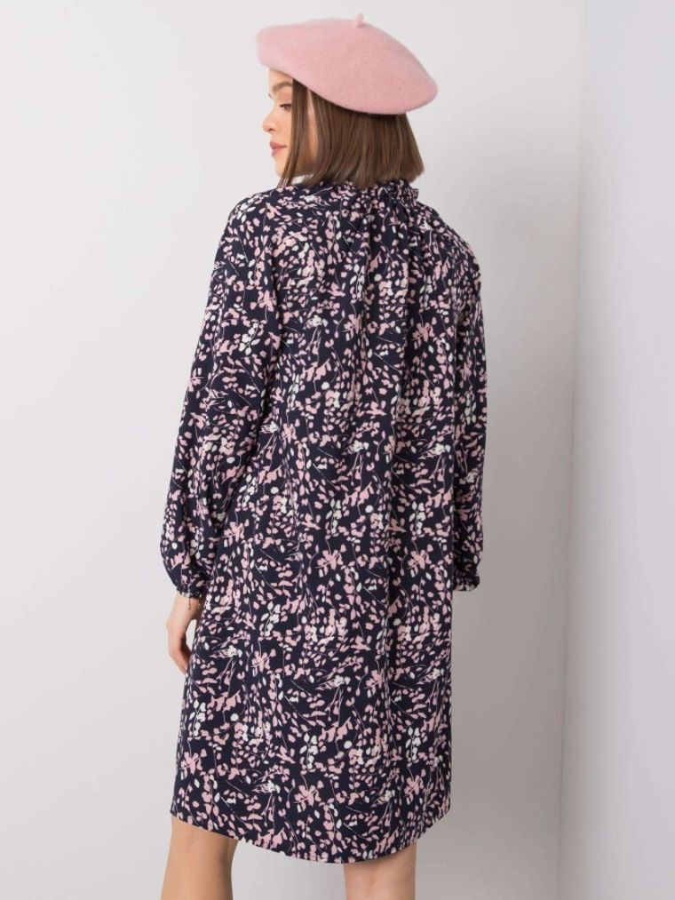 Sukienka damska, granatowa, Rue Paris