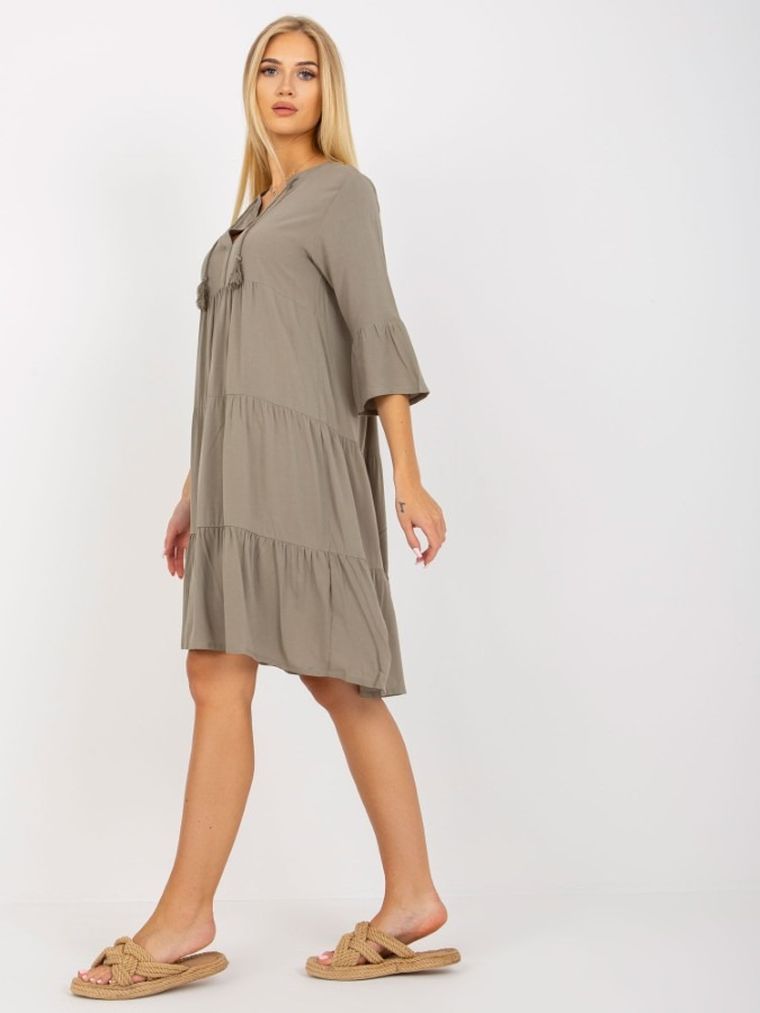 Sukienka damska, khaki, Eight 2 Nine