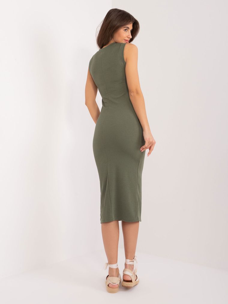 Sukienka damska, khaki, Italy Moda