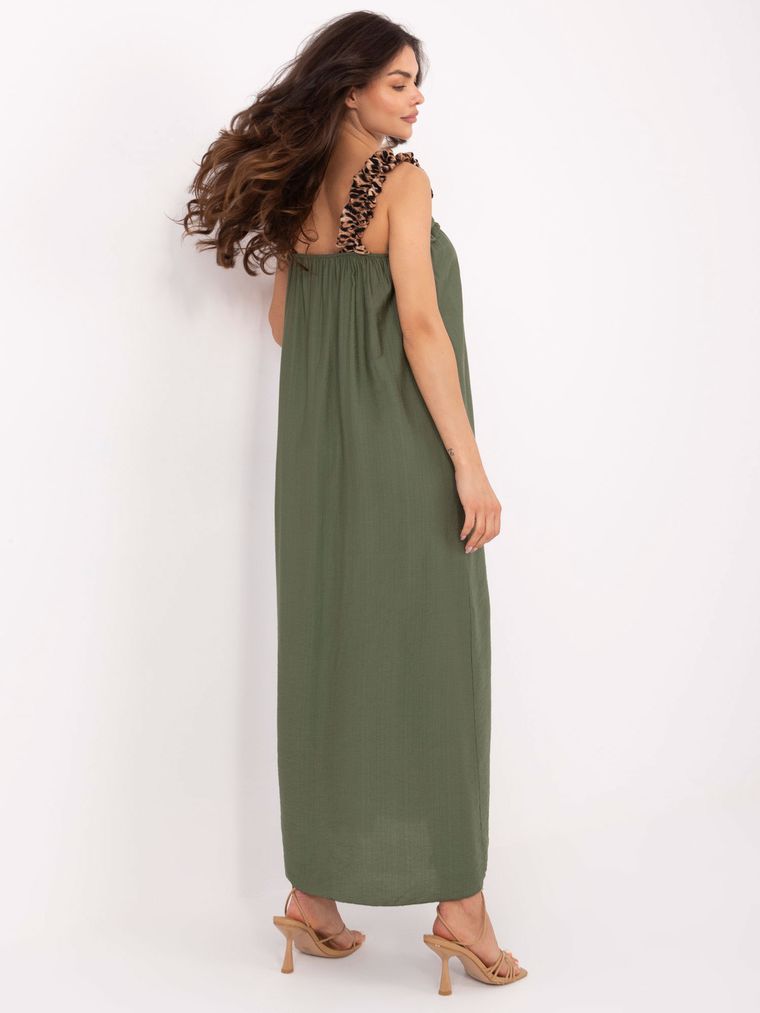 Sukienka damska, khaki, Italy Moda