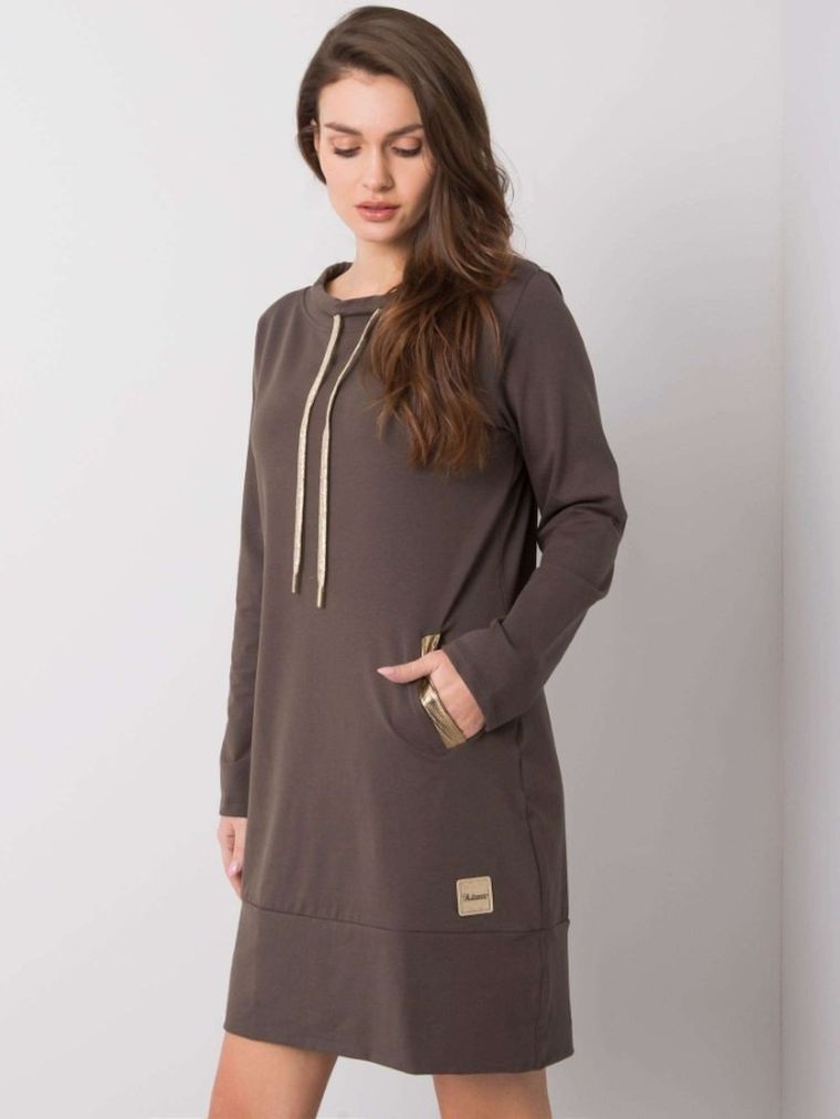 Sukienka damska, khaki, Relevance