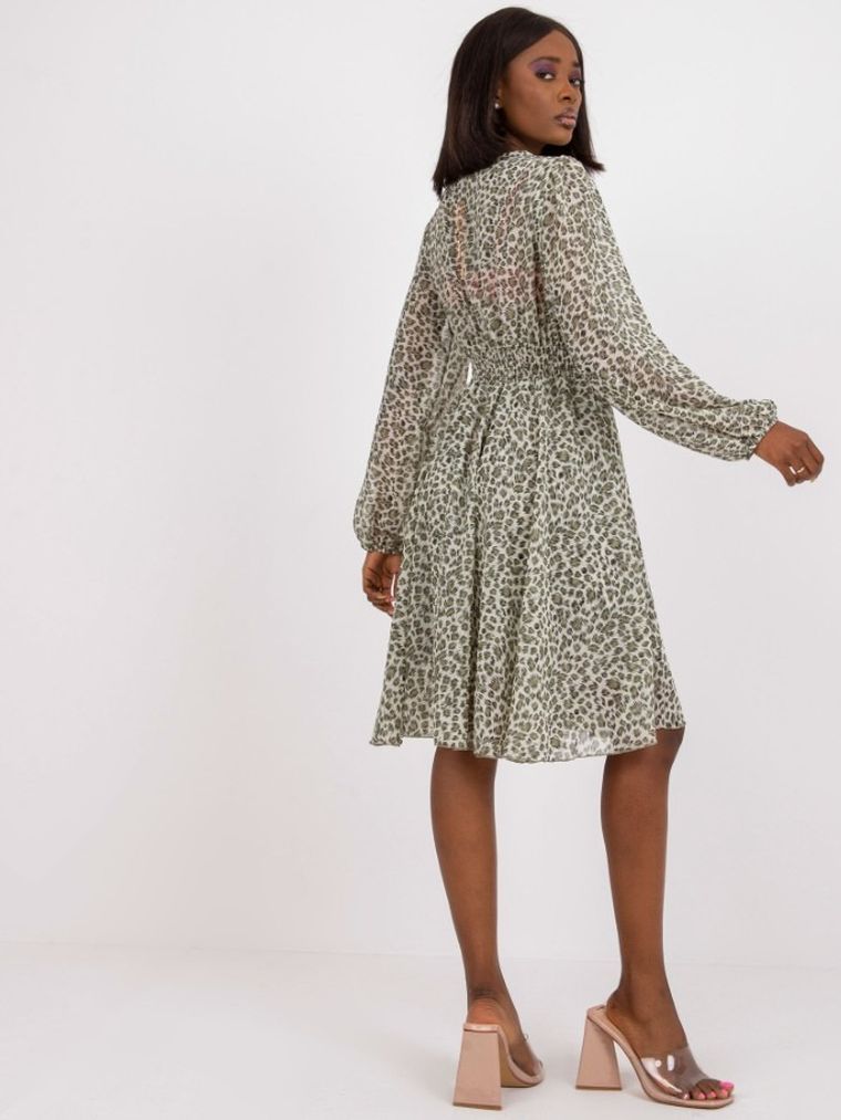 Sukienka damska, khaki, Zuluna