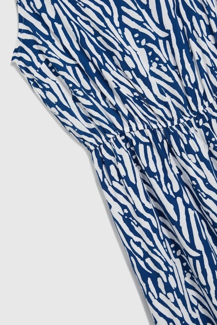 Sukienka damska, niebieska, Moodo