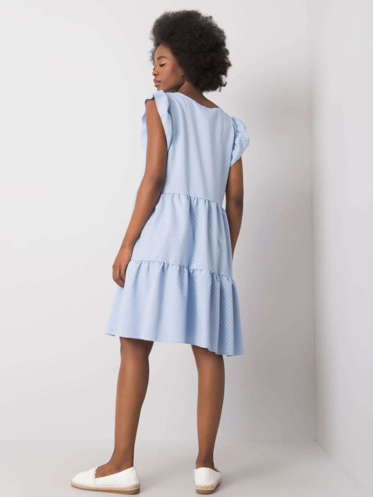 Sukienka damska, niebieska, Rue Paris