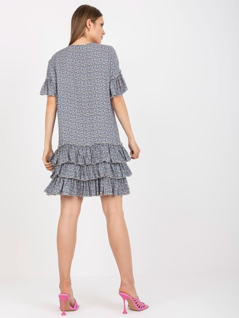 Sukienka damska, niebieska, Zuluna