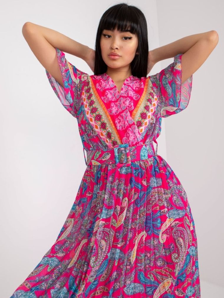 Sukienka damska, różowa, Italy Moda