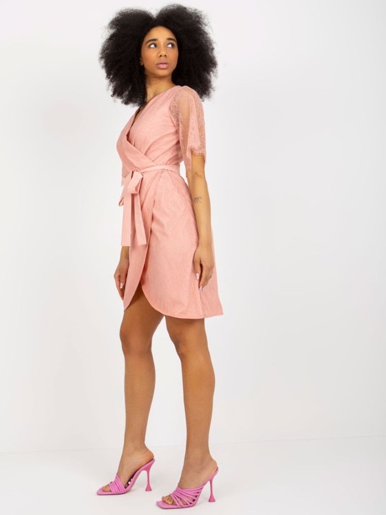 Sukienka damska, różowa, Lakerta