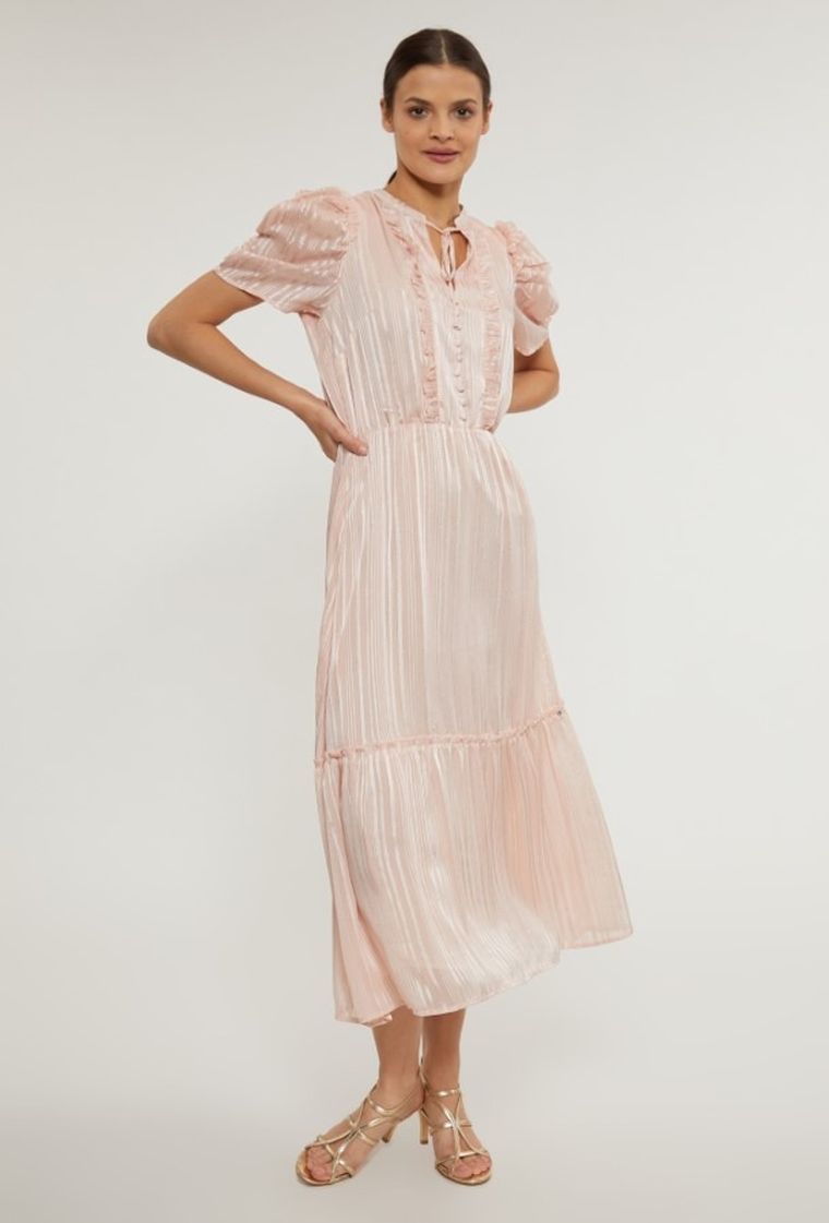 Sukienka damska, różowa, Monnari