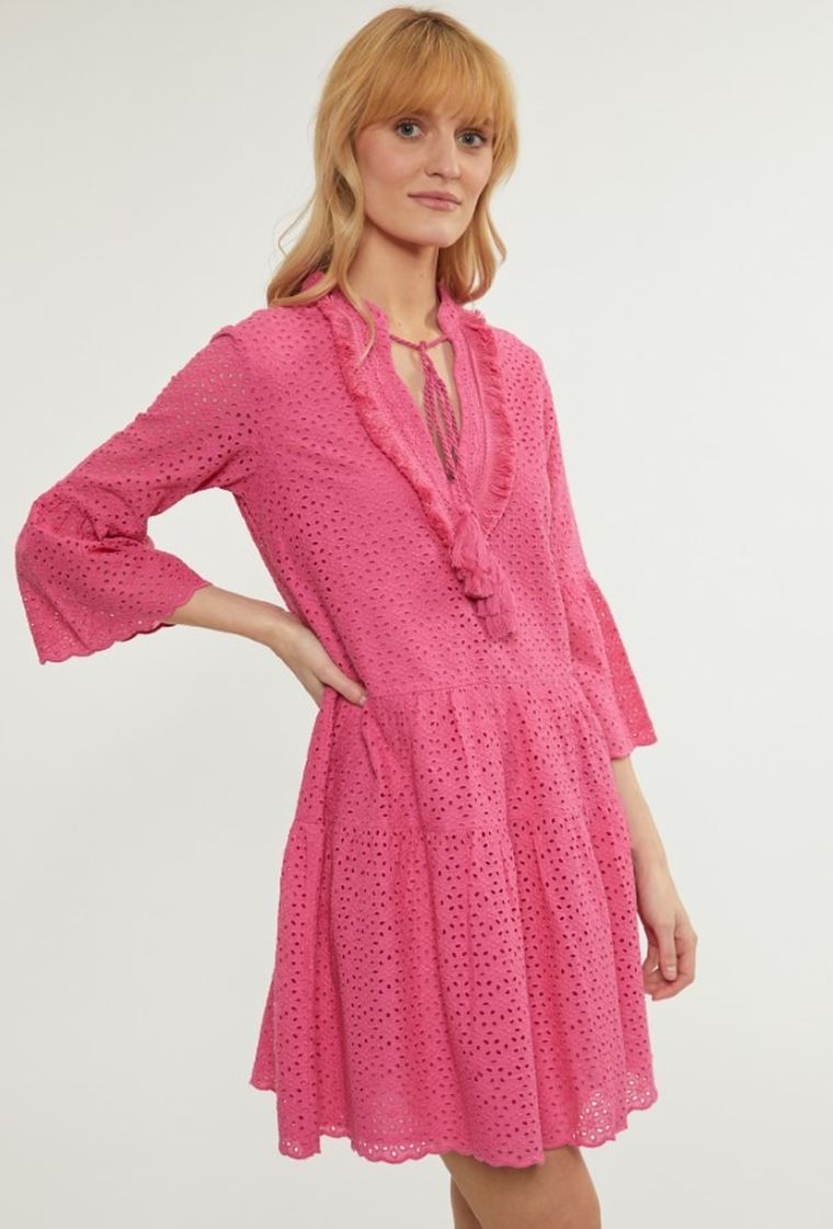 Sukienka damska, różowa, Monnari