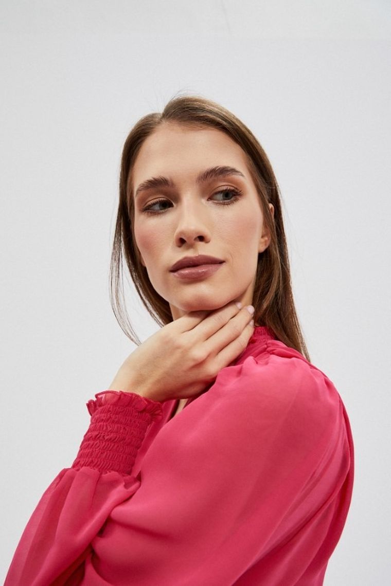 Sukienka damska, różowa, Moodo