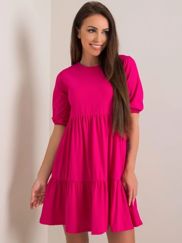 Sukienka damska, różowa, Rue Paris