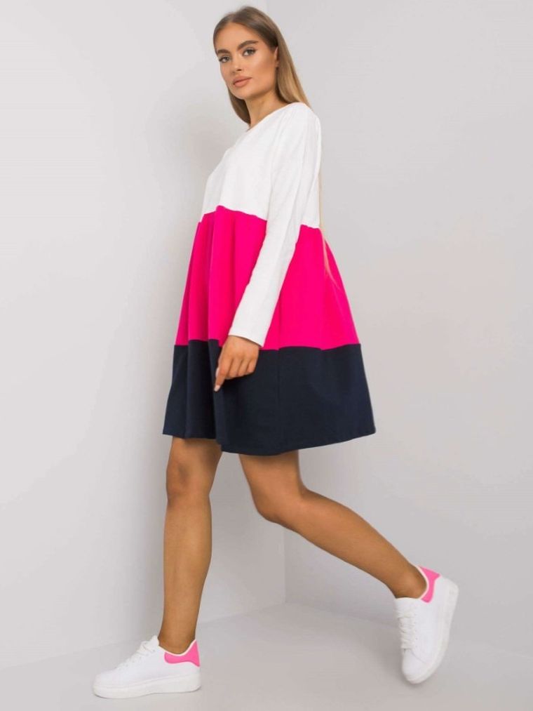 Sukienka damska, różowa, Rue Paris