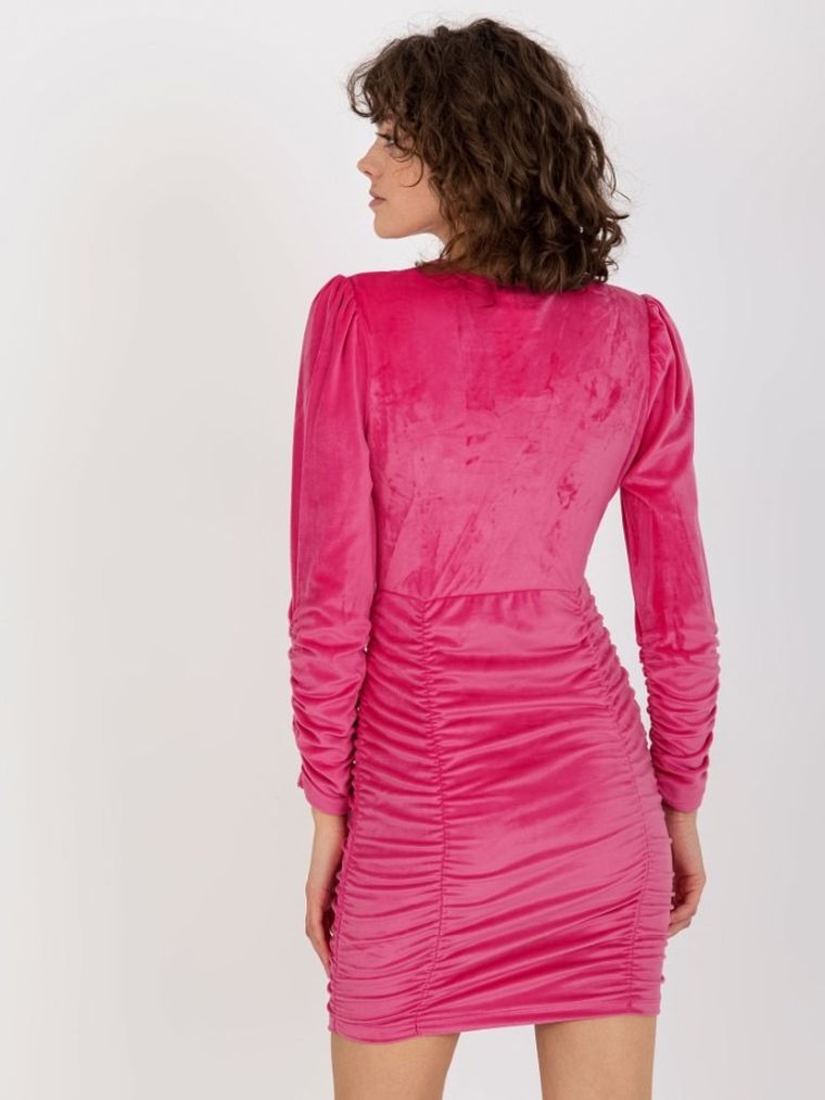 Sukienka damska, różowa, Rue Paris