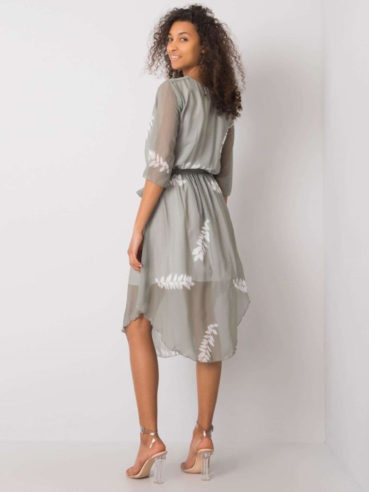 Sukienka damska, szara, Lakerta