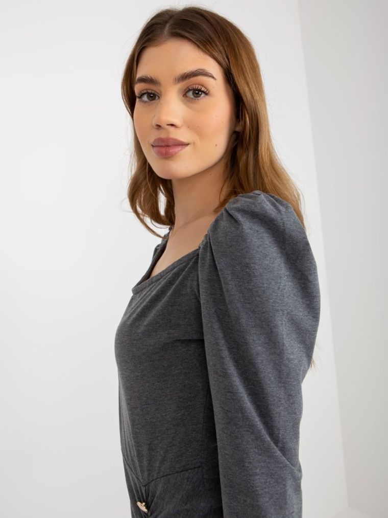 Sukienka damska, szara, Lily Rose