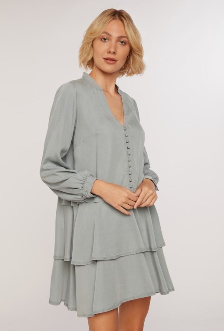 Sukienka damska, szara, Monnari