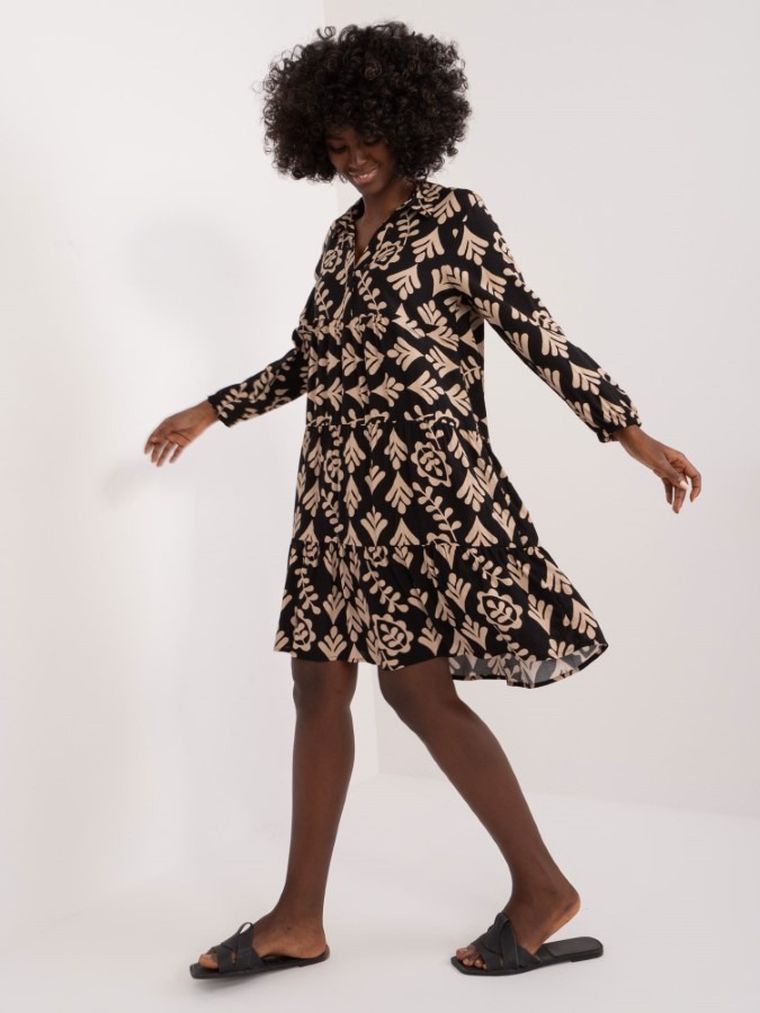 Sukienka damska z długim rękawem, mix, Sublevel