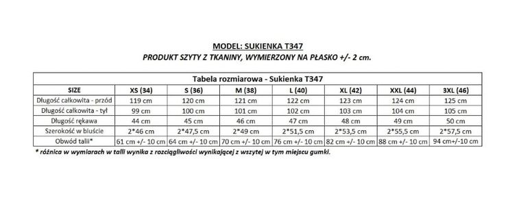 Sukienka damska z rękawem 3/4, granatowa, asymetryczna, Tessita