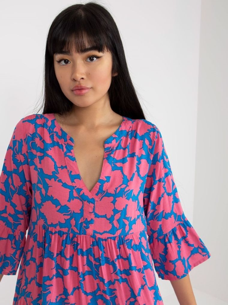 Sukienka damska z rękawem 3/4, mix, Sublevel