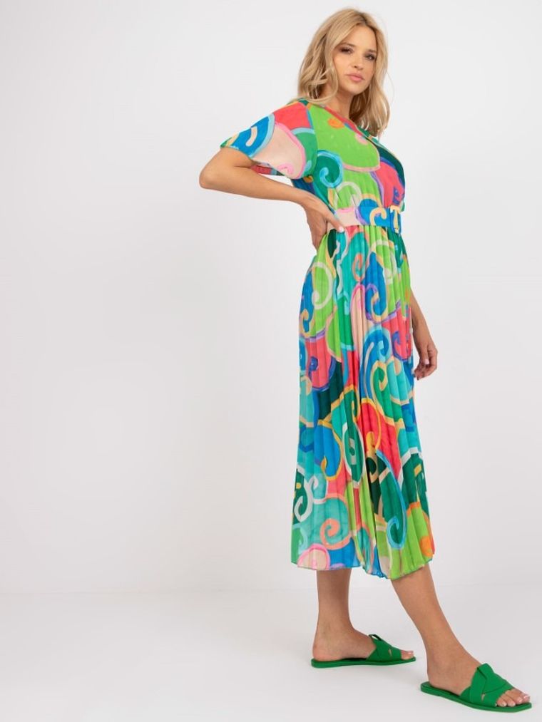 Sukienka damska, zielona, Italy Moda