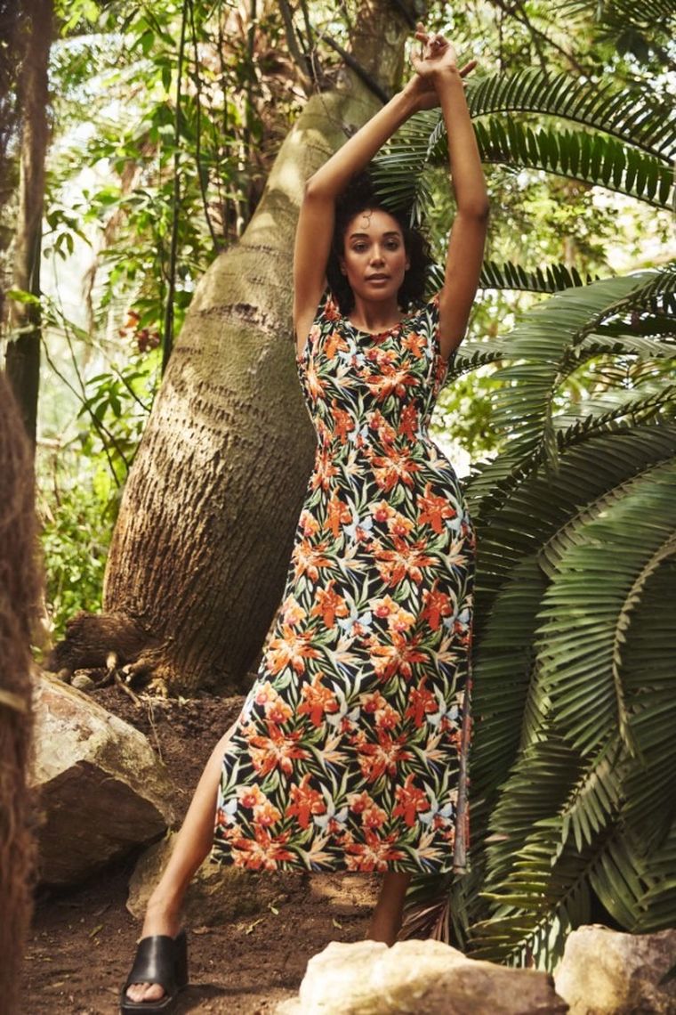 Sukienka damska, zielona, Moodo