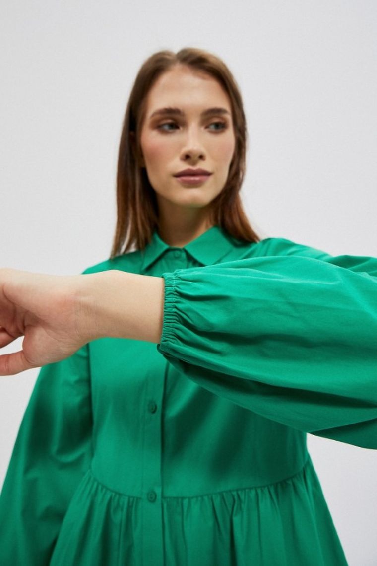 Sukienka damska, zielona, Moodo