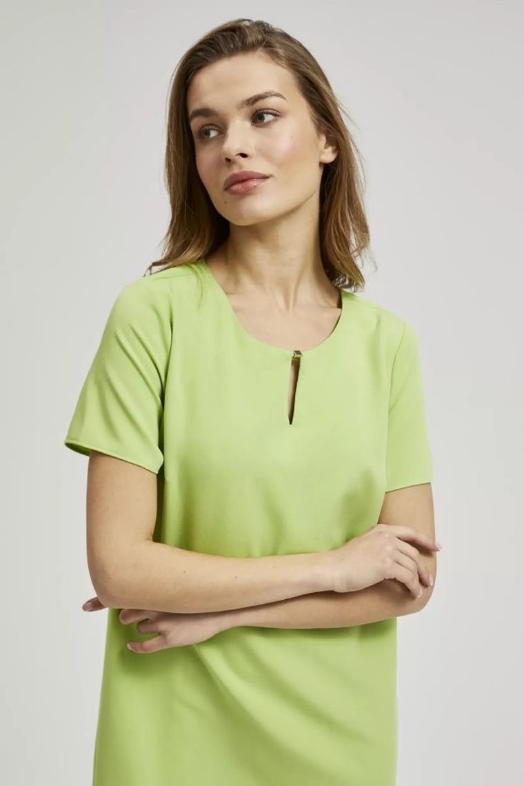 Sukienka damska, zielona, Moodo