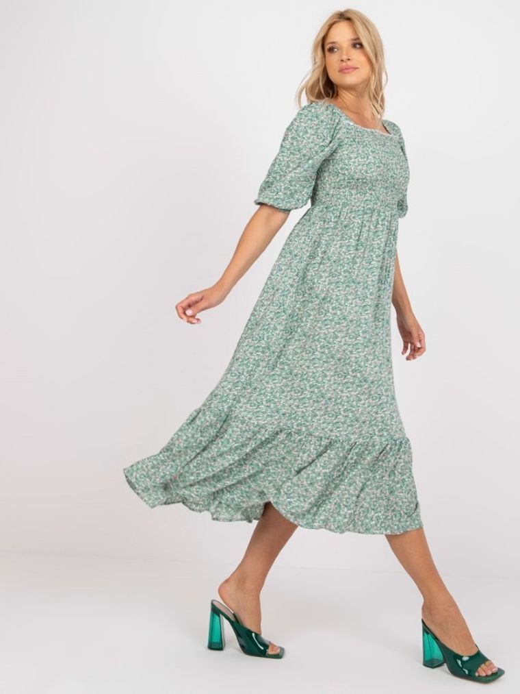 Sukienka damska, zielona, Rue Paris