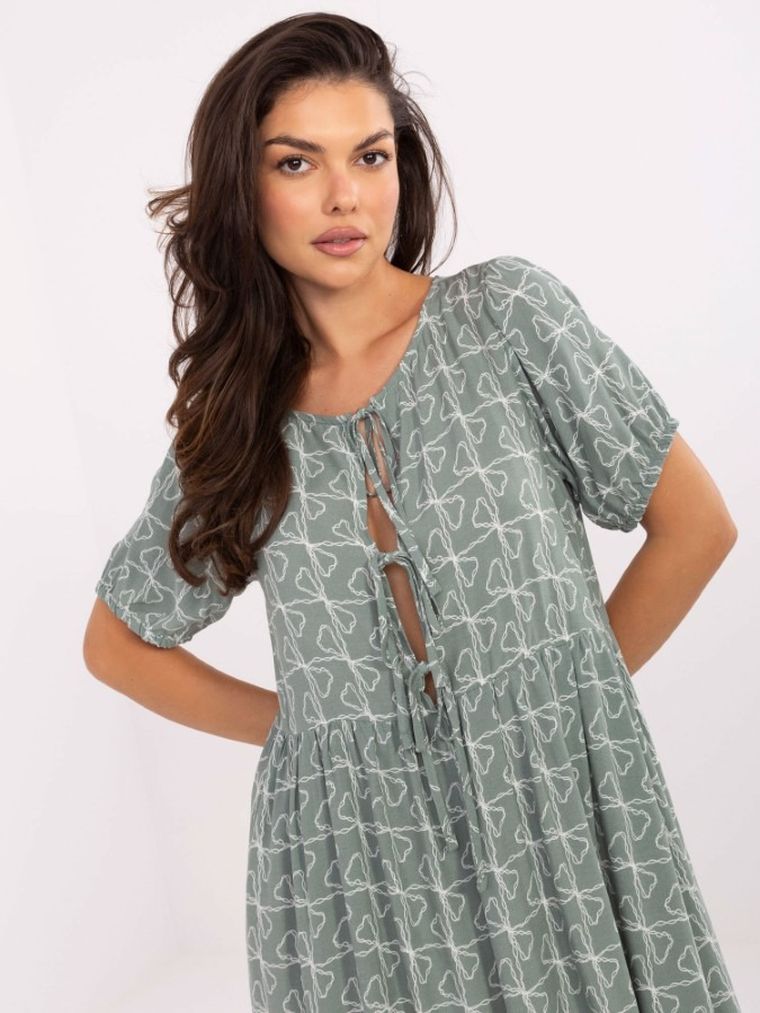 Sukienka damska, zielona, Sublevel