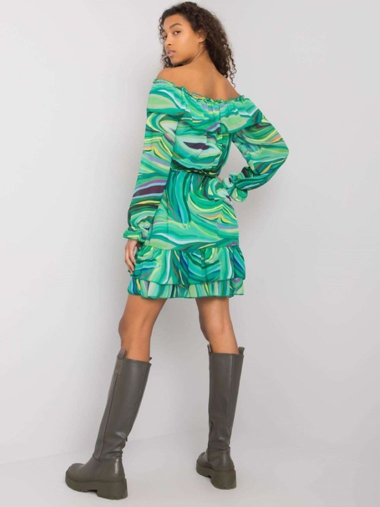 Sukienka damska, zielony, Italy Moda