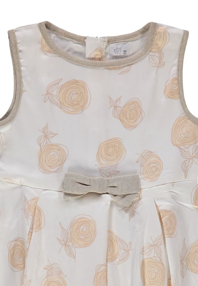 Sukienka dziewczęca bez rękawów, biała, Königsmuhle