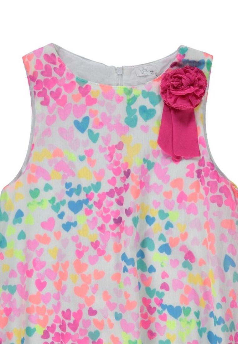 Sukienka dziewczęca bez rękawów, biała, Königsmuhle