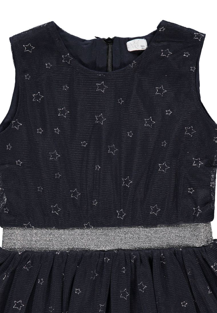 Sukienka dziewczęca bez rękawów, granatowa, Königsmuhle