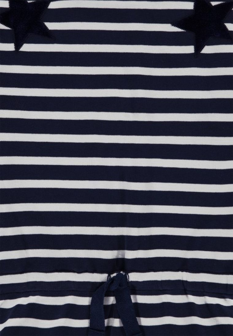 Sukienka dziewczęca z długim rękawem, biało-granatowa, Tom Tailor