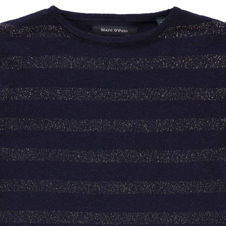 Sukienka dziewczęca z długim rękawem, czarna, Marc O'Polo