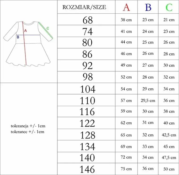 Sukienka dziewczęca z długim rękawem, czarno-biała, Nicol
