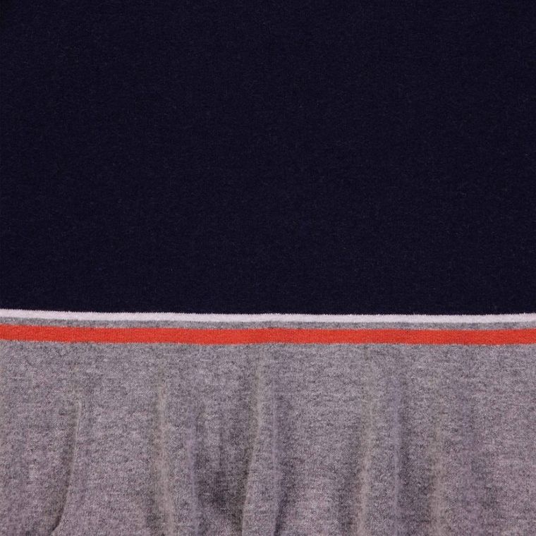 Sukienka dziewczęca z długim rękawem, granatowa, Marc O'Polo