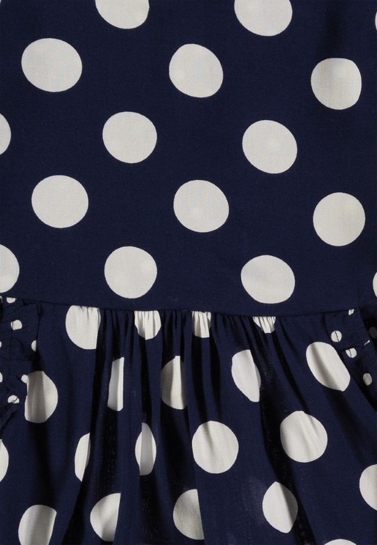 Sukienka dziewczęca z długim rękawem, granatowa, Tom Tailor