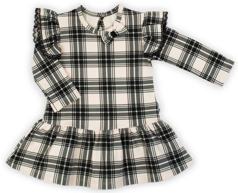 Sukienka dziewczęca z długim rękawem, mix, Nicol