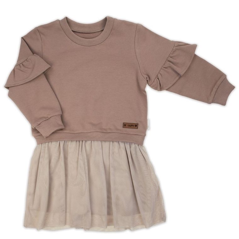 Sukienka dziewczęca z długim rękawem, mix, Nicol